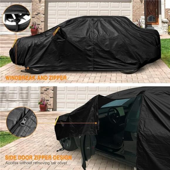 Sedan Car Cover Waterproof Heavy Duty All Weather Protection Snow - Picture 6 of 7